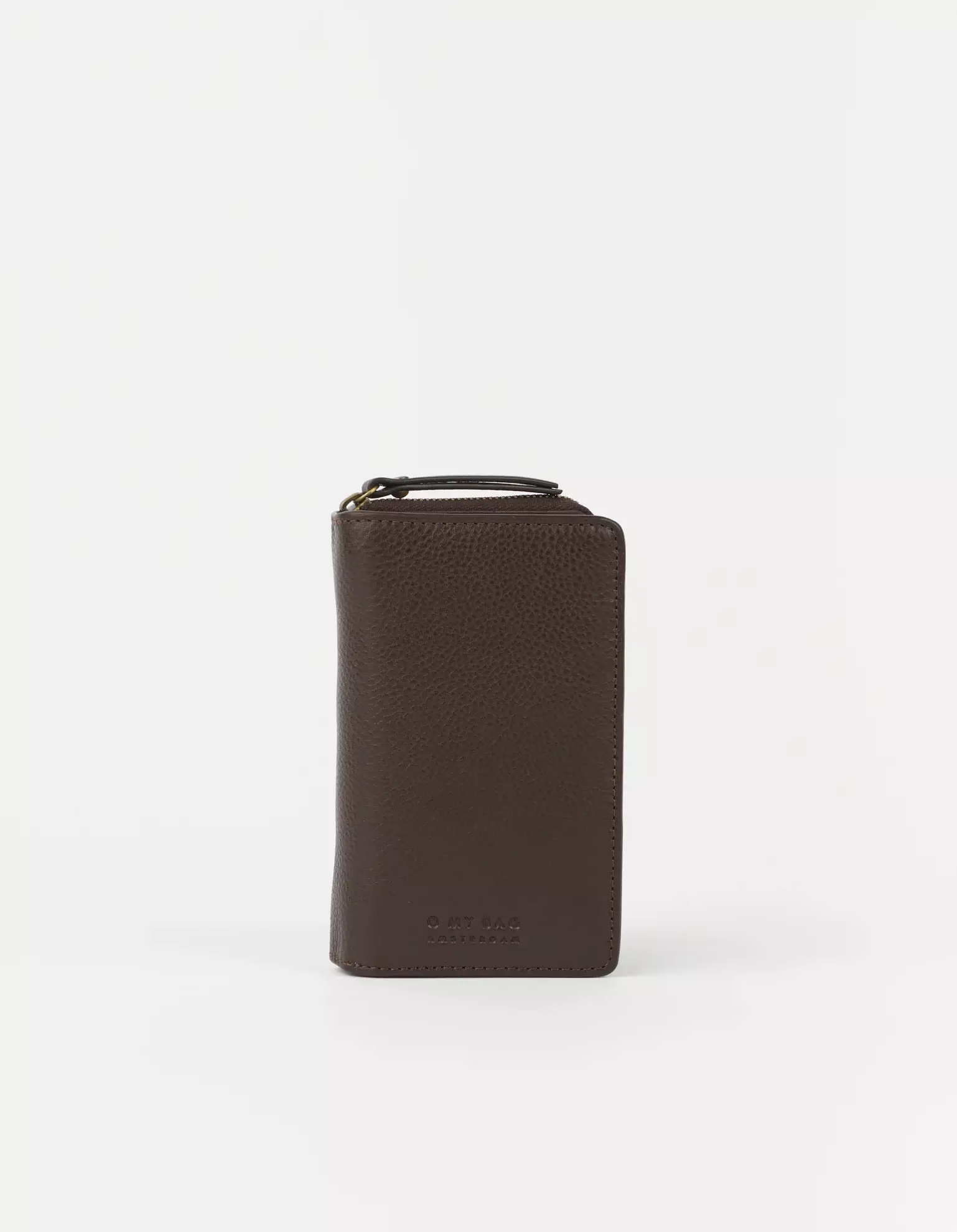 O MY BAG Jett Wallet Chocholate Soft Grain Leather Geldbörse braun